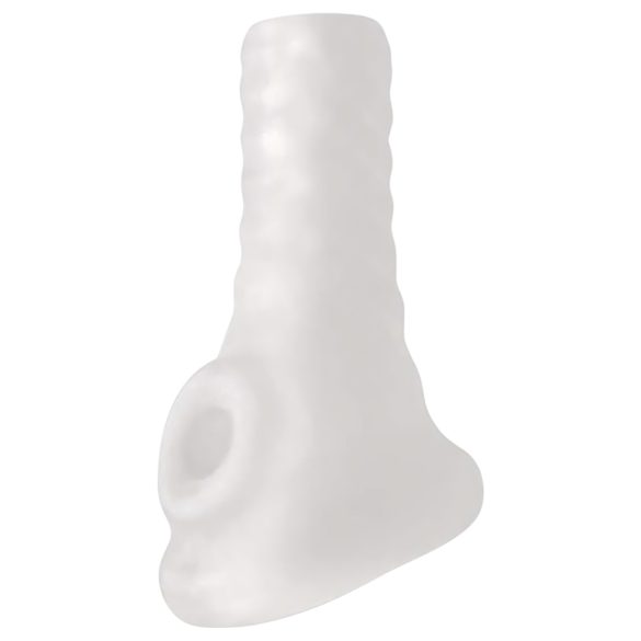 Perfect Fit Breeder - offener Penismantel (10 cm) - weiß