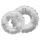 OXBALLS - geripptes Penisring-Set (transparent)