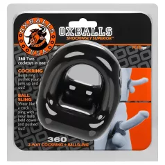 OXBALLS - Penis- und Hodenring (schwarz)