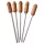 Diverty - Stift mit Penisaufsatz (natur) - 5 Stk.