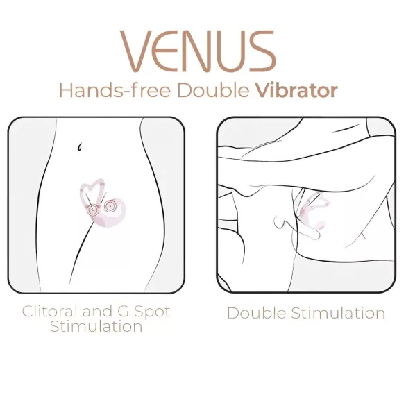 Adrien Lastic Venus - G-Punkt- und Klitoris-Vibrator (rosa)