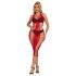 Subblime 952327 - Kreuzriemen-Netzkleid - Rot - S-L