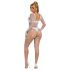 Subblime 952396 - Glitzernder Strass-Overall - (Weiß) - S-L