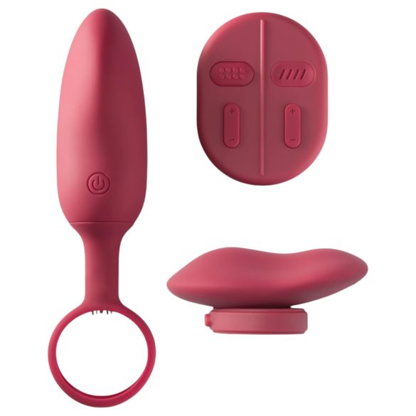 Platanomelón Mobi - 2-teiliges Vibrator-Set - (rot)