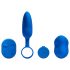 Platanomelón Mobi - Akku-Vibrator-Set mit Fernbedienung, 2-tlg. (Blau)