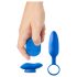 Platanomelón Mobi - Akku-Vibrator-Set mit Fernbedienung, 2-tlg. (Blau)