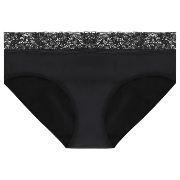 Adalet Natura Super - Menstruationsslip (Schwarz) - L
