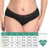 Adalet Natura Super - Menstruationsslip (Schwarz) - L