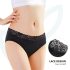 Adalet Natura Super - Menstruationsslip (Schwarz) - L
