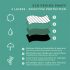 Adalet Ocean Normal - Menstruationsslip (Schwarz)