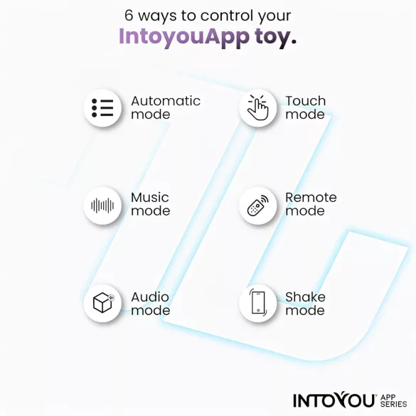 INTOYOU Ringo - intelligenter vibrierender Penisring mit App (blau)