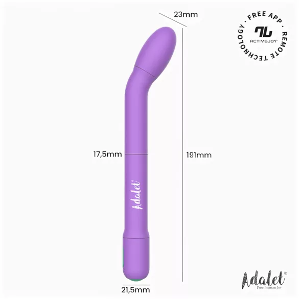Adalet Gently - Intelligenter G-Punkt- und Prostata-Vibrator (Lila)