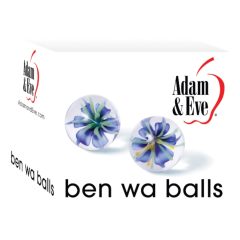 Adam & Eve - Ben Wa Glas Orgasmus-Kugeln (transparent)