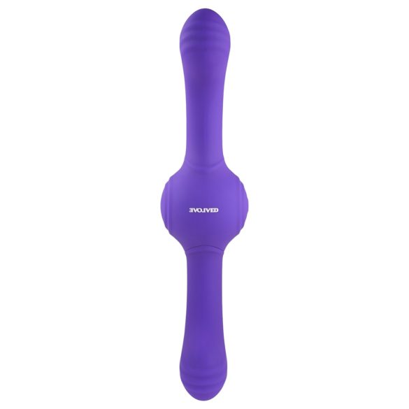 Evolved Our Gyro Vibe - Akku-Doppelvibrator mit Vibration (Lila)