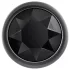 Evolved Black Gem - Analplug-Set aus Metall mit schwarzem Stein (silber)