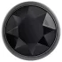 Evolved Black Gem - Analplug-Set aus Metall mit schwarzem Stein (silber)