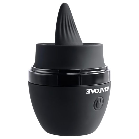 Evolved Tongue Tied - Wiederaufladbarer Zungen-Vibrator (Schwarz)