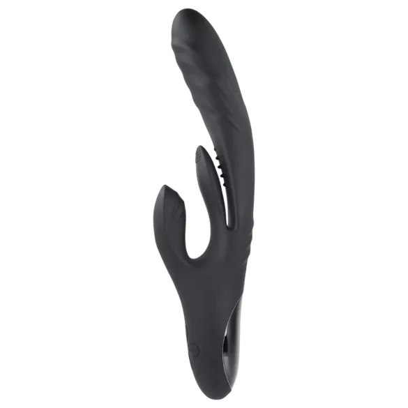 Playboy Rapid Rabbit - Akku-Klitorisstimulator (schwarz)