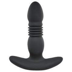   Playboy - Wiederaufladbarer stoßender Anal-Vibrator (schwarz)