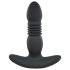 Playboy - Wiederaufladbarer stoßender Anal-Vibrator (schwarz)