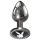 Playboy-Tux Analkugel - Klein (Silber)