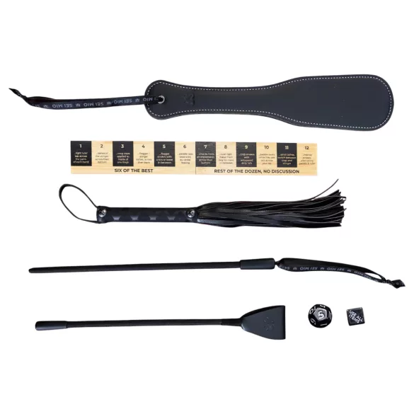Sei Mio - Strafwerkzeug-Set - 5-teilig (schwarz)
