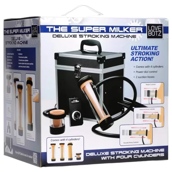 The Super Milker - Automatischer Deluxe-Masturbator (schwarz)