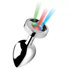 Booty Sparks - Leuchtender Analplug - groß (silber)