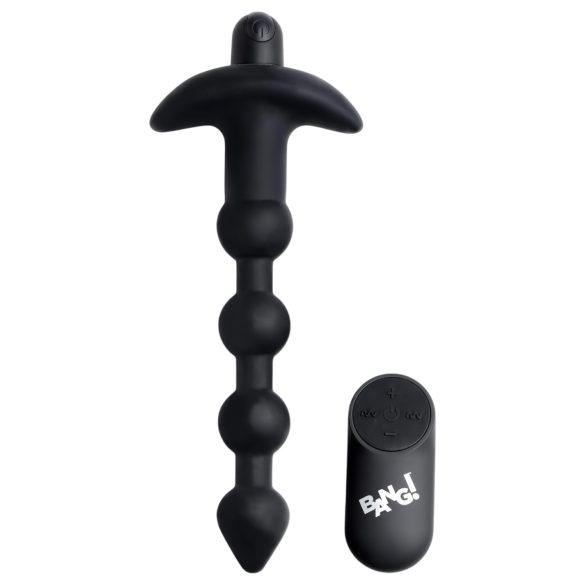 Bang! - Akku Radio Analdildo (Schwarz)