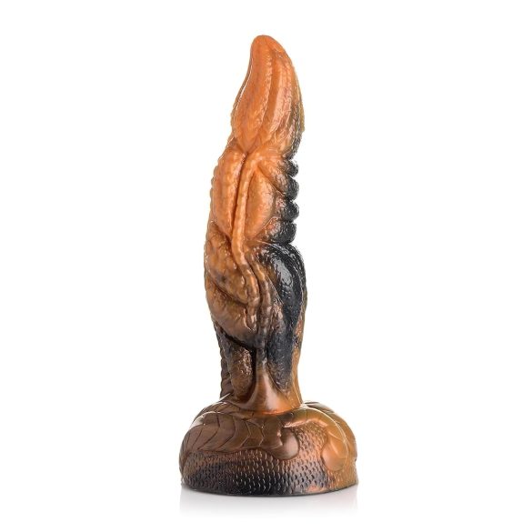 Creature Cocks Ravager - Texturierter Silikondildo - 20cm (Orange)
