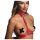 Strict - Halsband-Körperharness (rot) - M/L