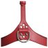 Strict - Halsband-Körperharness (rot) - M/L