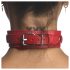 Strict - Halsband-Körperharness (rot) - M/L