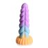 Mystique Einhorn Dildo - 21cm (Lila-Gelb)