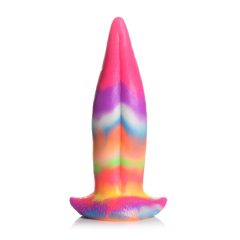   Creature Cocks Zunge - Leuchtender Silikon-Dildo - 21cm (Regenbogen)