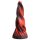 Geschraubter Silikondildo - 19cm (rot)