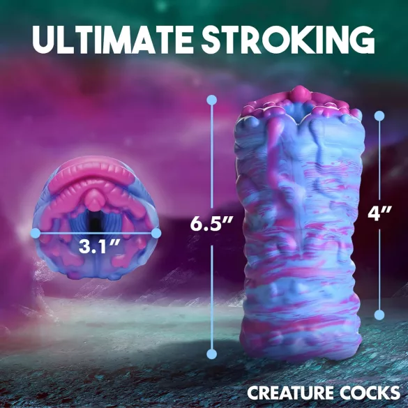 Creature Cocks Cyclone - Silikon Alien Vagina (lila-pink)