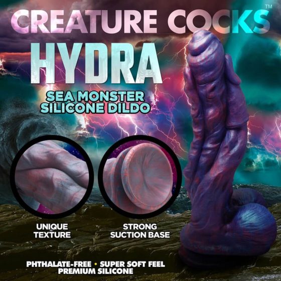 Creature Cocks Hydra - Silikondildo - 27cm (lila)