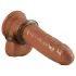 Stay Hard - Penis- und Hodenring (Grau)