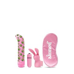 Stoner Budz Bunny - G-Punkt Vibrator Set (4-teilig) - Pink