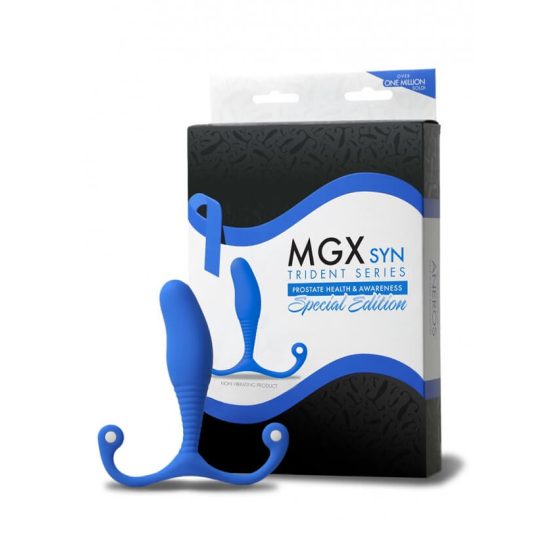 Aneros MGX Syn Trident - Prostata-Dildo (blau) für intensive Stimulation und Training der Schließmuskulatur