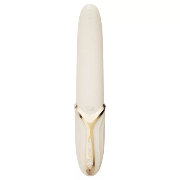 Zalo Eve - Akku-Heiz-Vibrator mit Rotation (weiß)