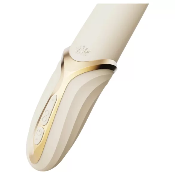 Zalo Eve - Akku-Heiz-Vibrator mit Rotation (weiß)