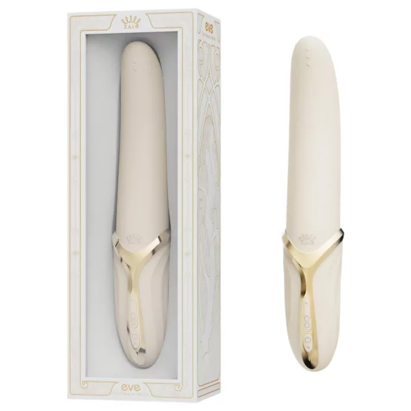 Zalo Eve - Akku-Heiz-Vibrator mit Rotation (weiß)