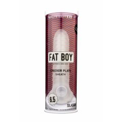 Fat Boy Checker Box - Penisüberzug (17cm) - milchweiß