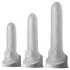 Perfect Fit - Fat Boy Checker Box - Penismanschette (17 cm, weiß)