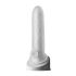 Fat Boy Micro - geripptes Penis-Mantel (17cm) - Weiß