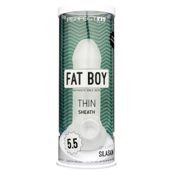 Perfect Fit - Fat Boy Thin - Penishülle (15 cm, weiß)