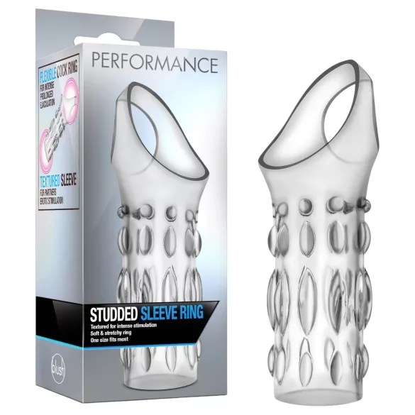 Performance - Penismanschette mit Erektionsring (transparent)