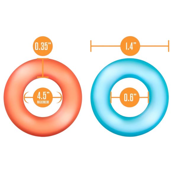 King of the Ring - Penisring-Set - Bunt (6 Stück)
